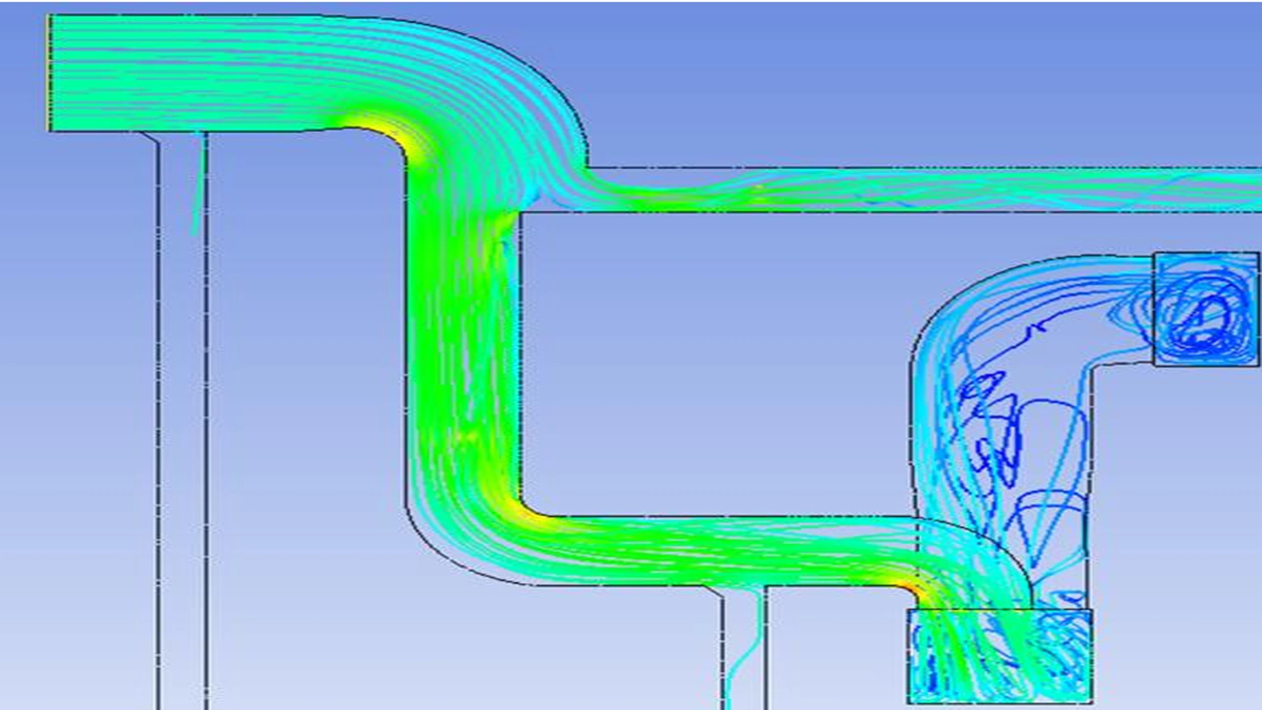Duct Flow Improvement via CFD